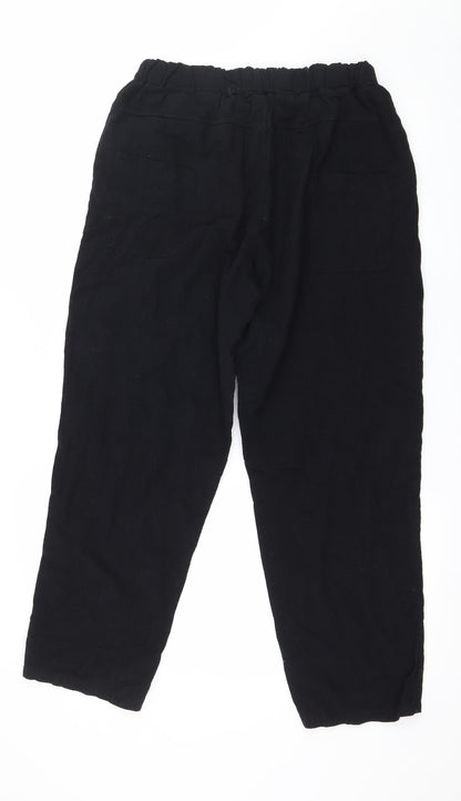 Preworn Womens Black   Trousers  Size 2XL L26 in