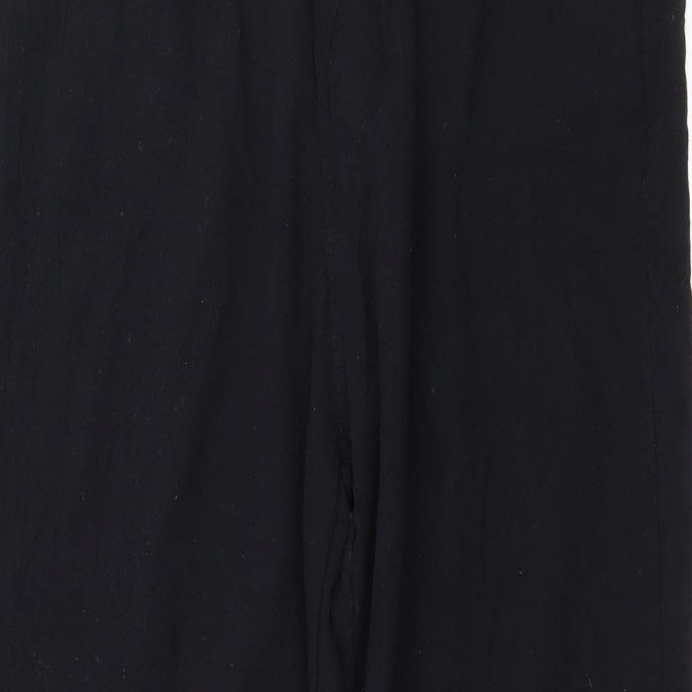 Preworn Womens Black   Trousers  Size 2XL L26 in