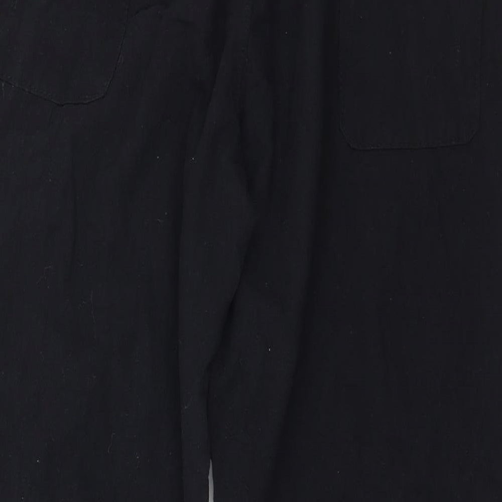 Preworn Womens Black   Trousers  Size 2XL L26 in