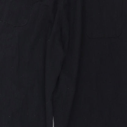 Preworn Womens Black   Trousers  Size 2XL L26 in