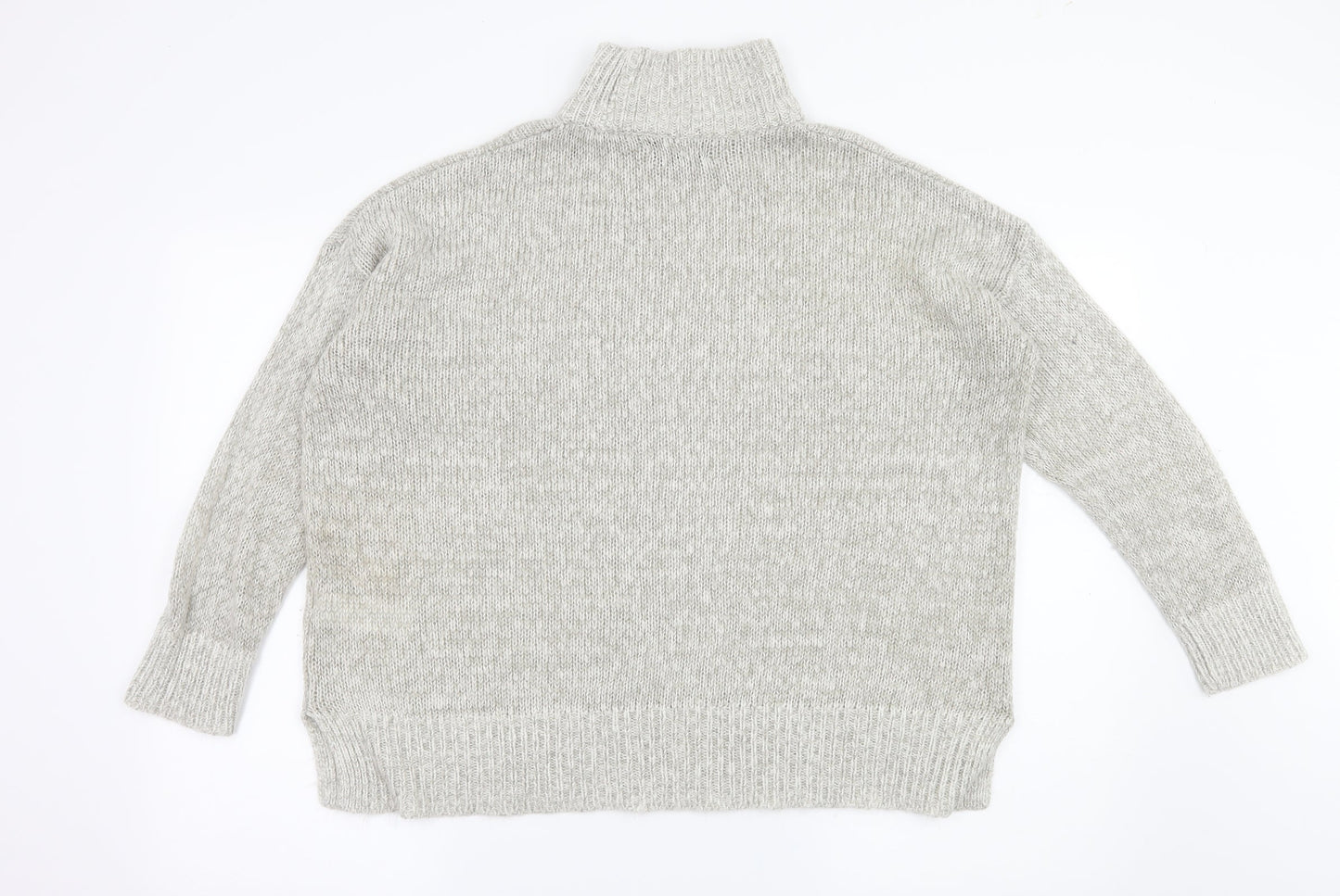 New Look Womens Grey  Knit Pullover Jumper Size L