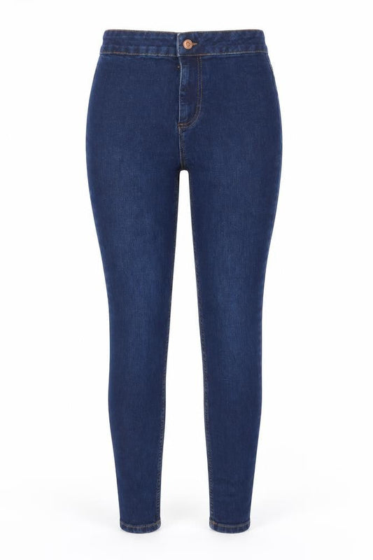 New Look Womens Blue  Denim Skinny Jeans Size 8 L28 in