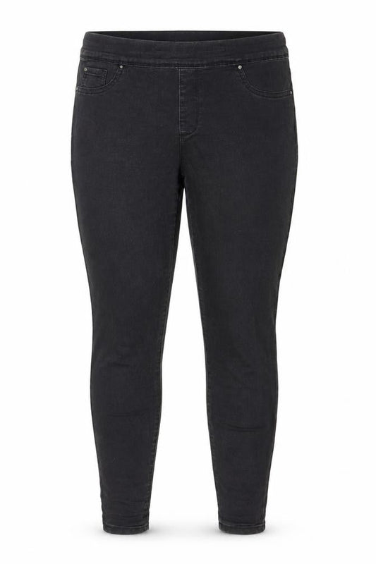 Denim & Co. Womens Grey  Denim Jegging Jeans Size 14 L30 in