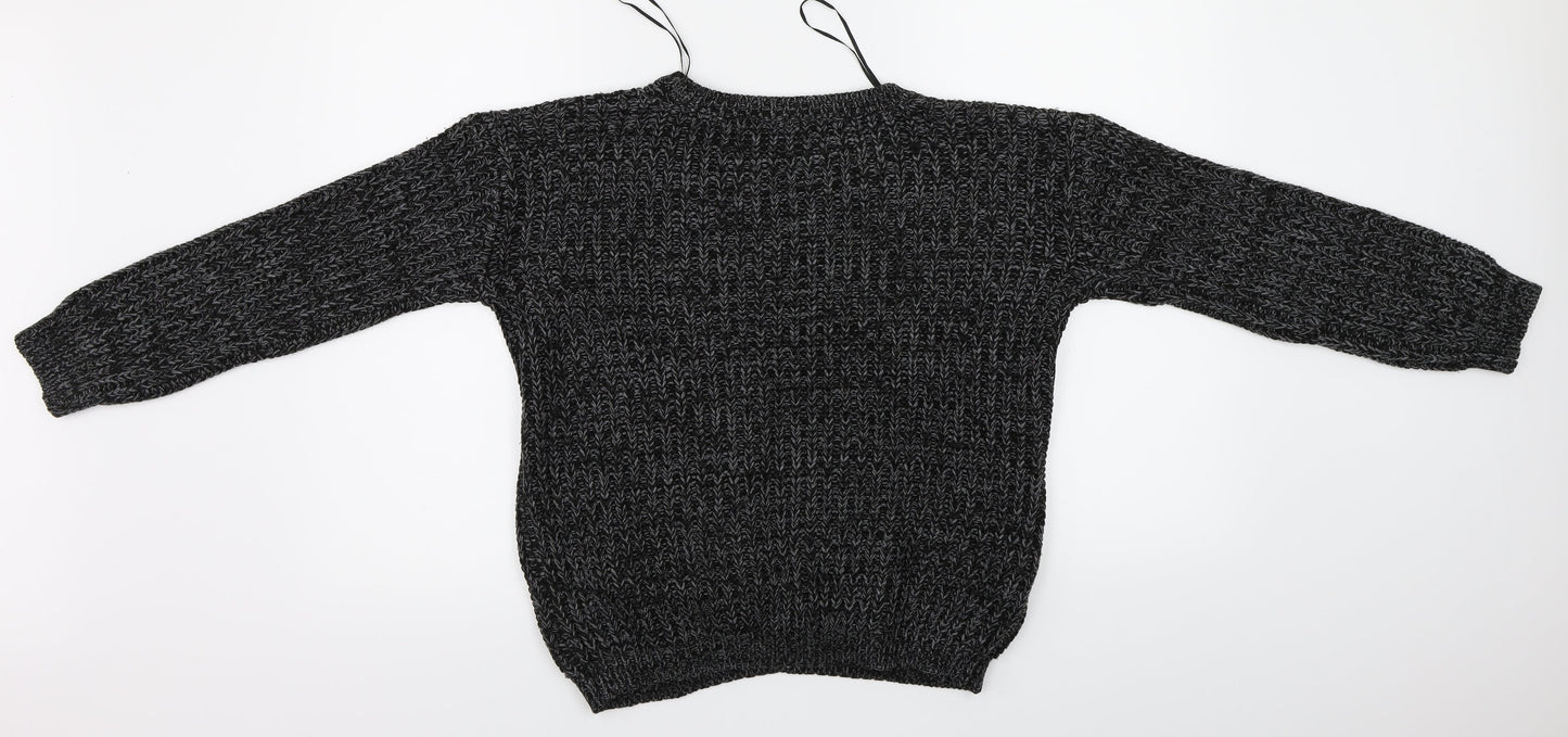 Lee Cooper  Womens Black   Pullover Jumper Size 10