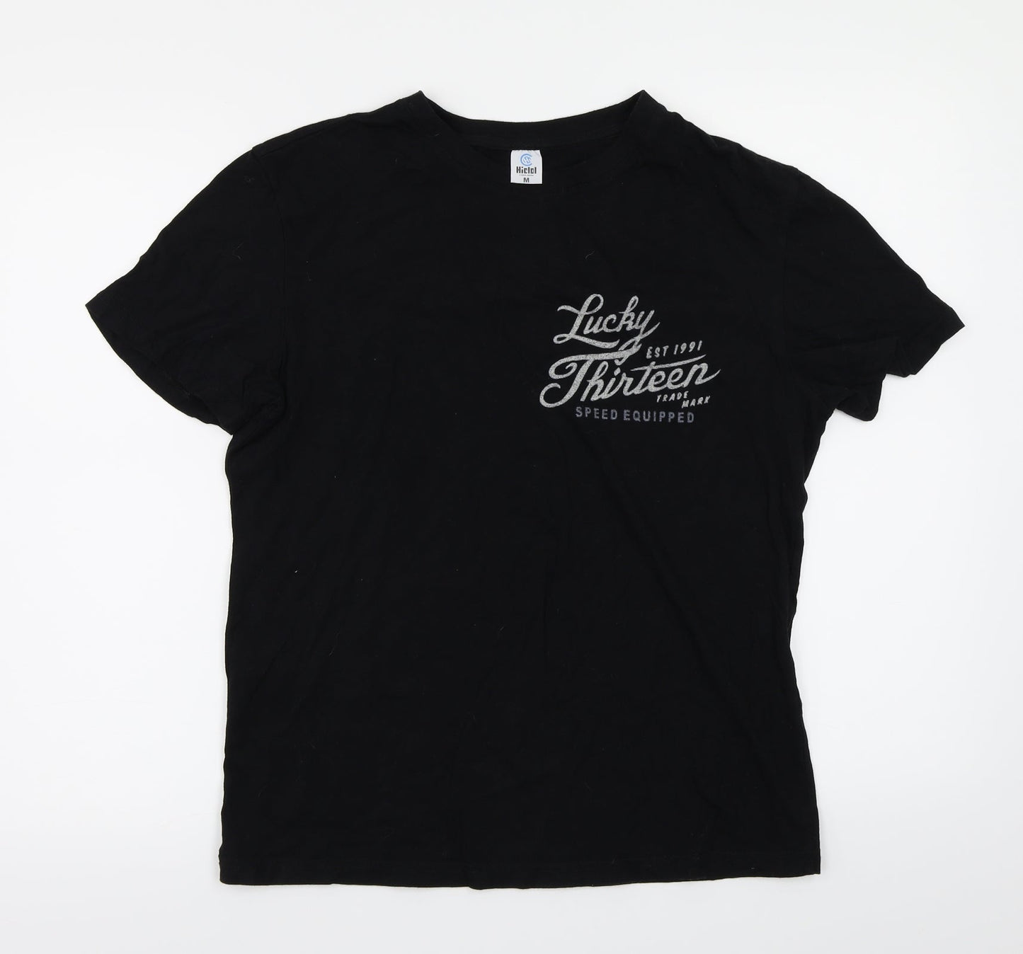 hiclol Womens Black   Basic T-Shirt Size M