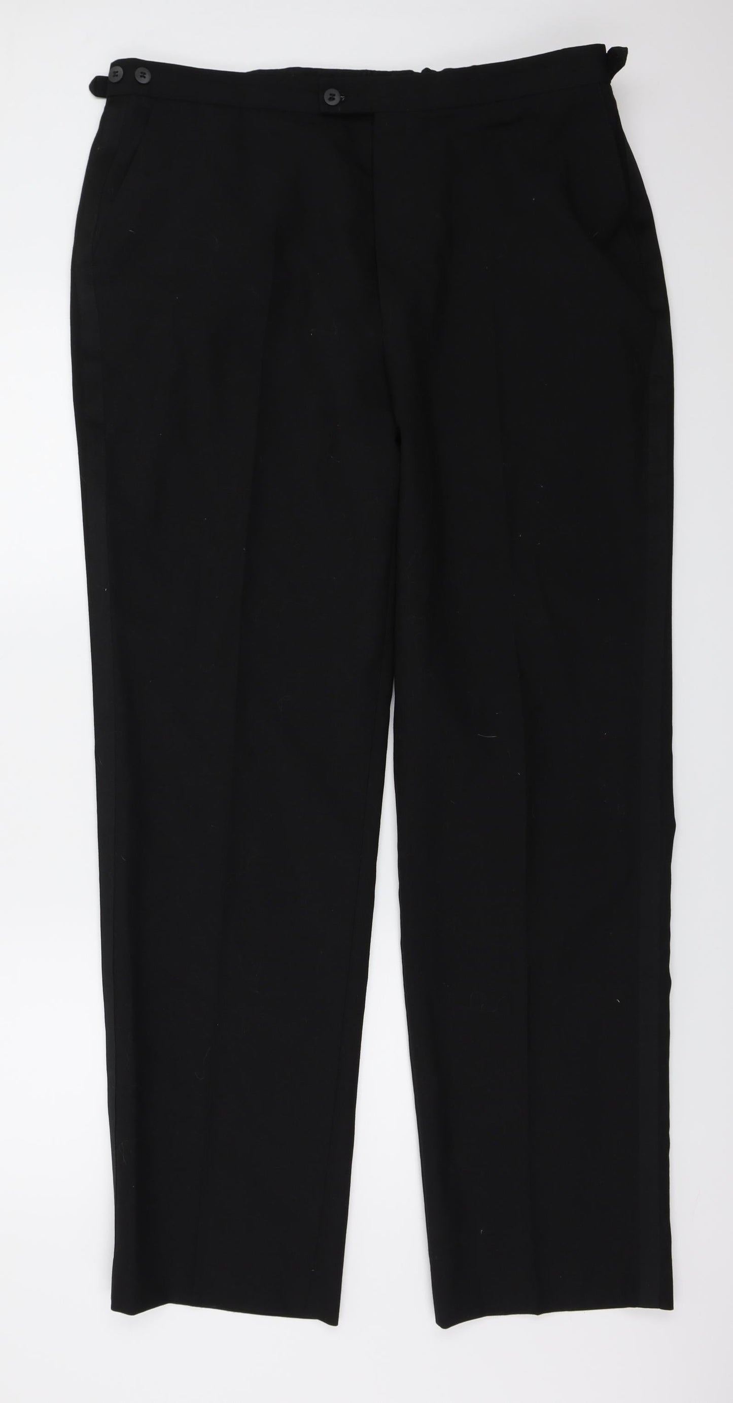 Preworn  Womens Black   Trousers  Size 36 in L30 in