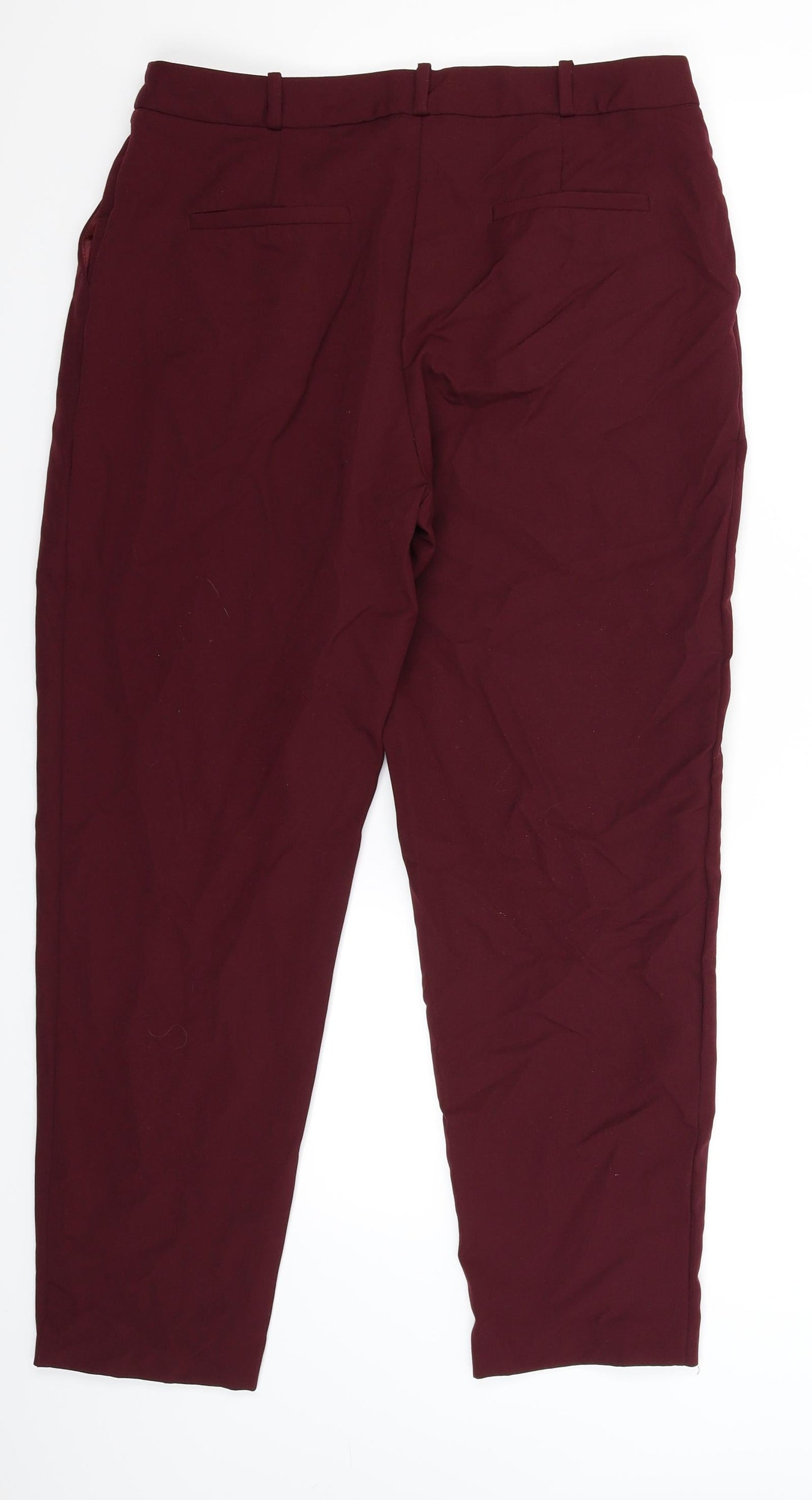 Oasis Womens Brown   Trousers  Size 14 L27 in