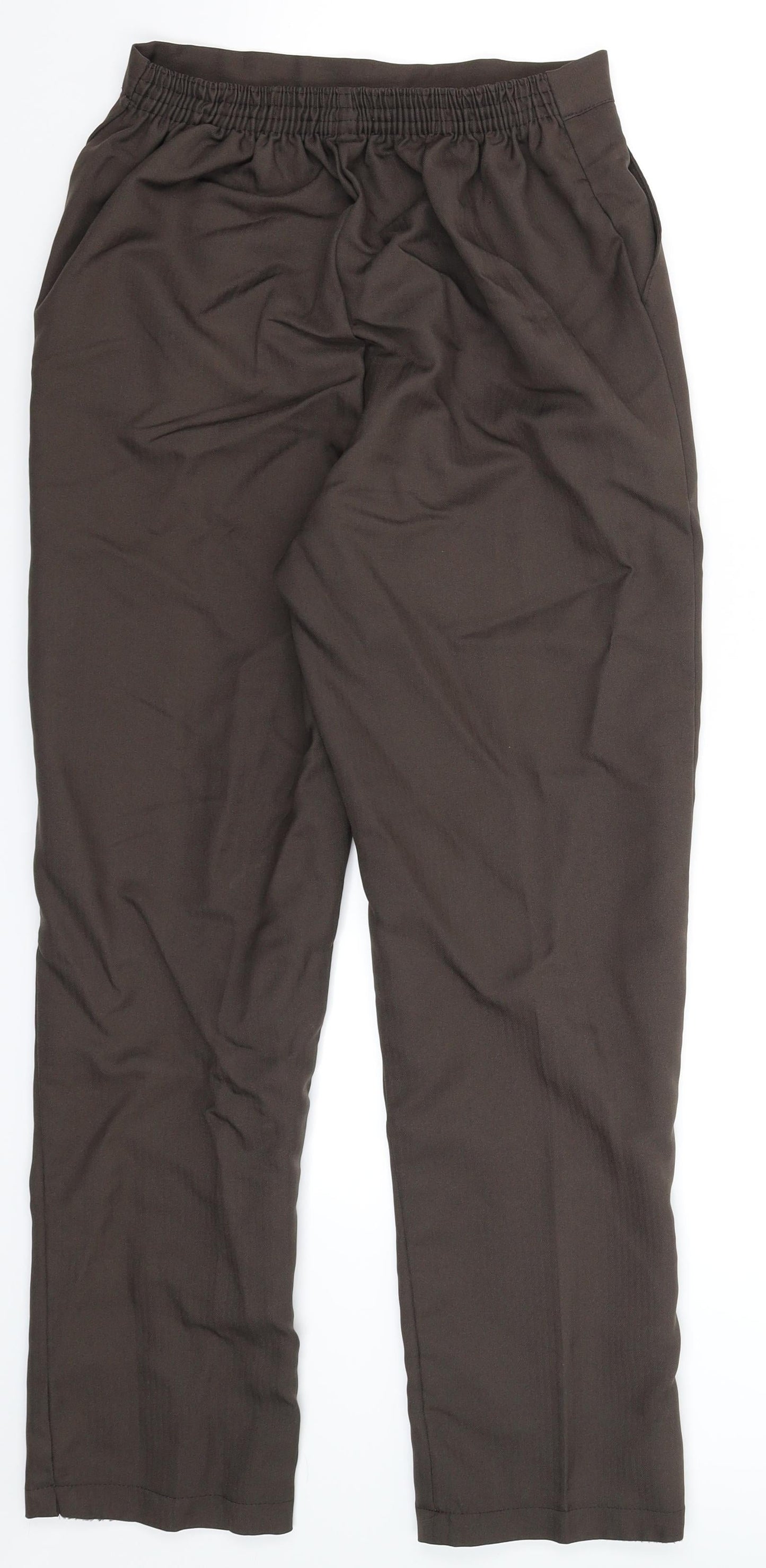 Preworn Womens Grey   Dress Pants Trousers Size 12 L27 in