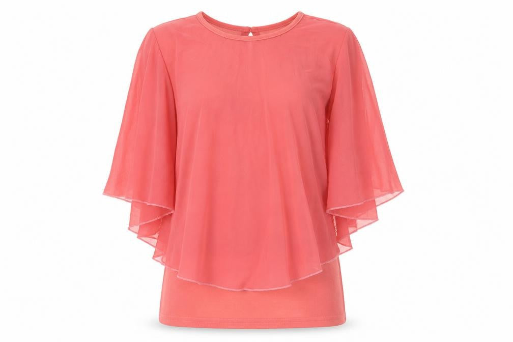 POINT Womens Pink   Basic Blouse Size S
