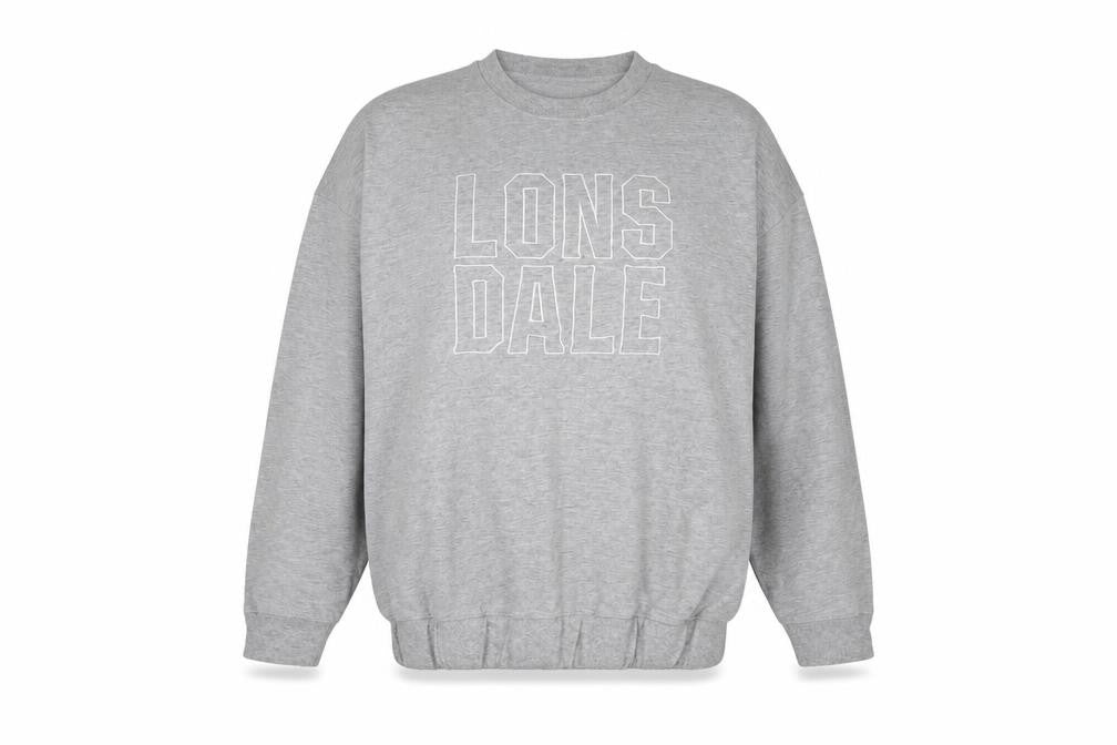Lonsdale Womens Grey   Pullover Sweatshirt Size 16