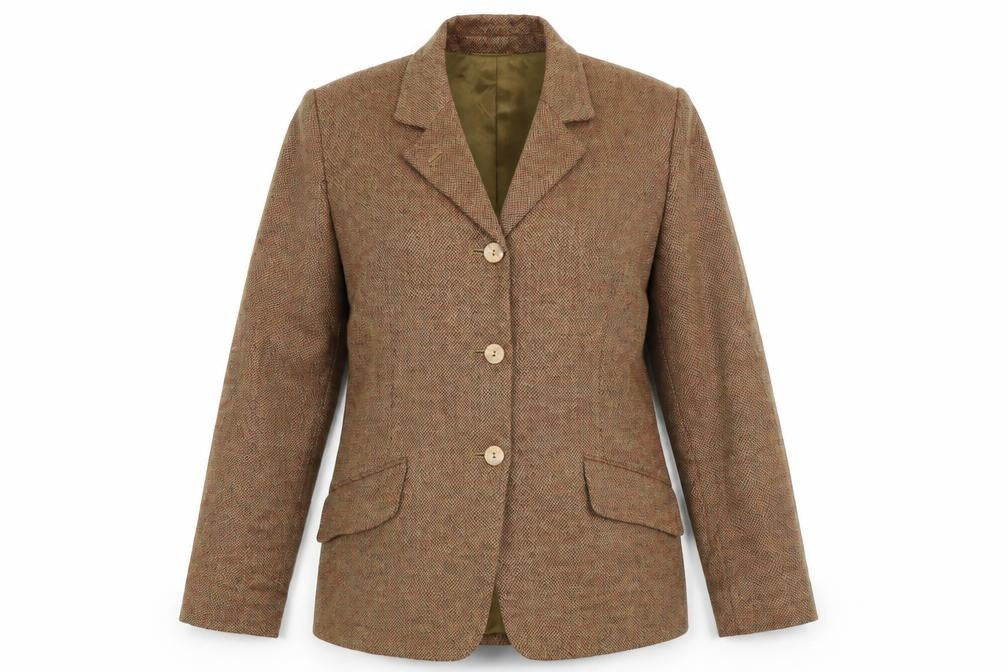 Phase Eight Womens Brown   Jacket Blazer Size 12  - Shoulder Pads