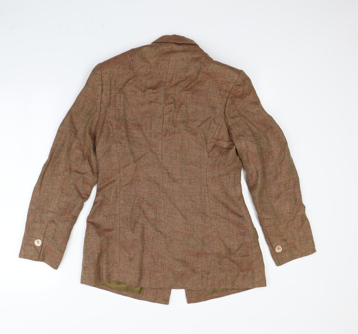Phase Eight Womens Brown   Jacket Blazer Size 12  - Shoulder Pads