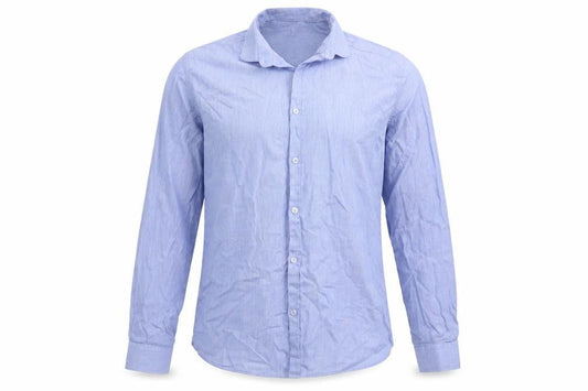 b&M Mens Blue    Dress Shirt Size 38