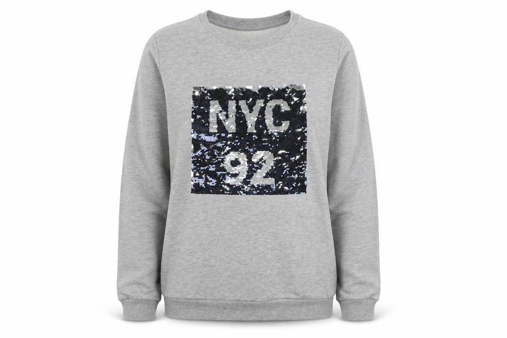 New Look Girls Grey   Pullover Jumper Size 14 Years  - NYC