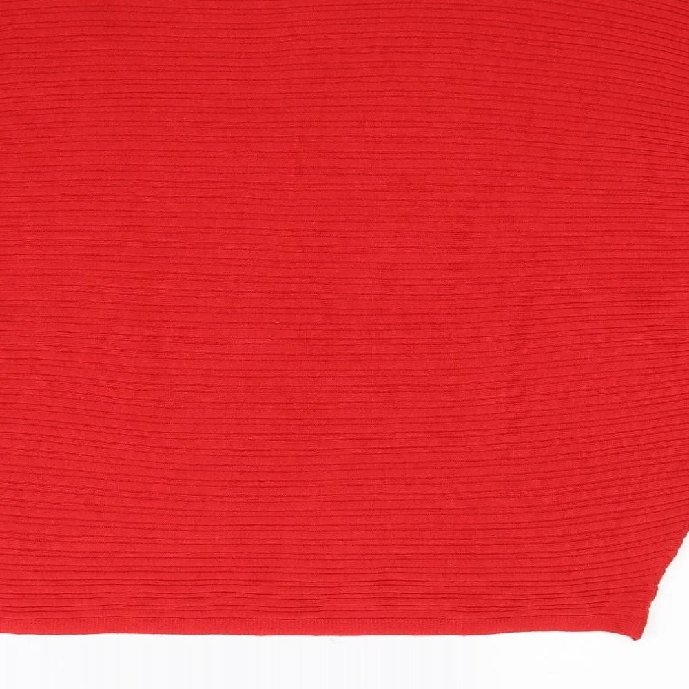 F&F Womens Red   Pullover Jumper Size 8
