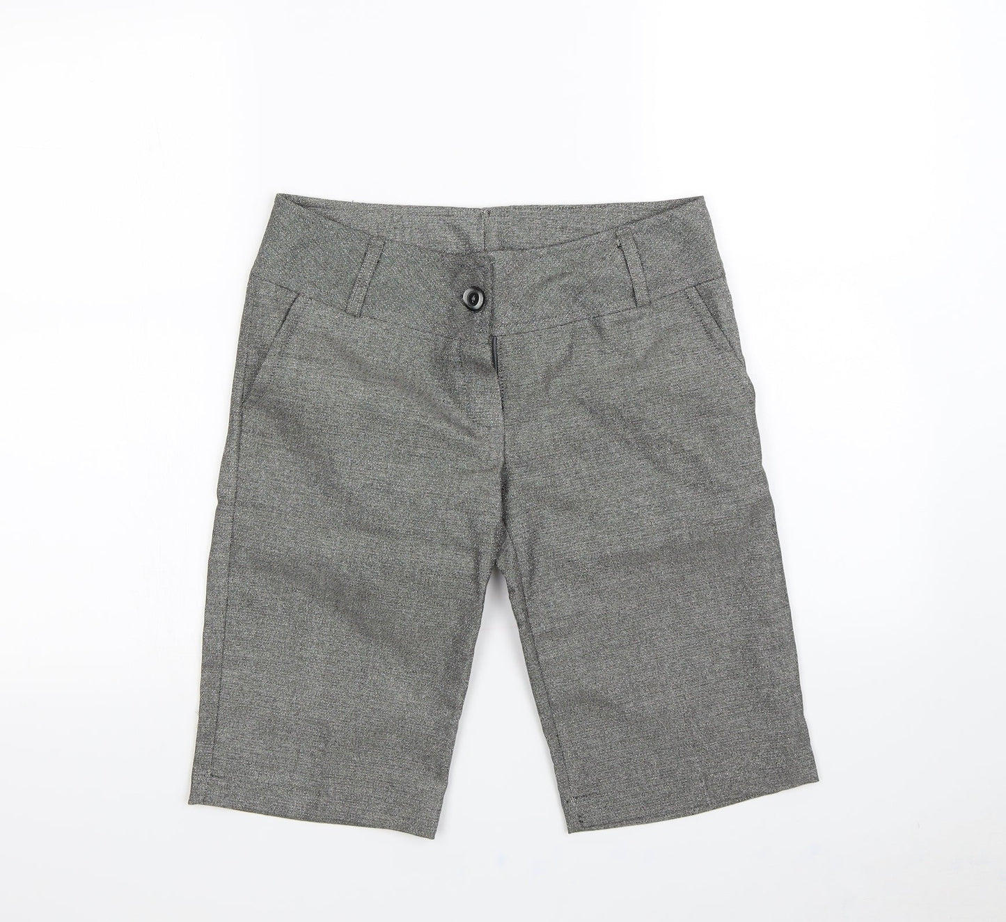 Preworn Womens Silver   Culotte Shorts Size 8