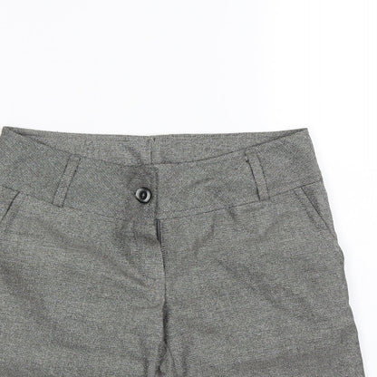 Preloved Preworn Womens Silver   Culotte Shorts Size 8 - Detail