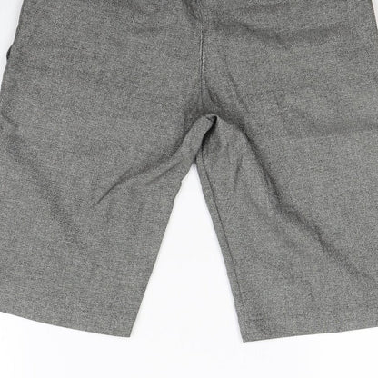 Preloved Preworn Womens Silver   Culotte Shorts Size 8 - Label