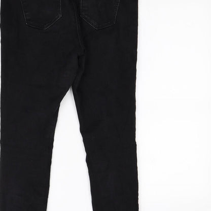 Preworn Womens Black   Cropped Trousers Size 32 in L24 in