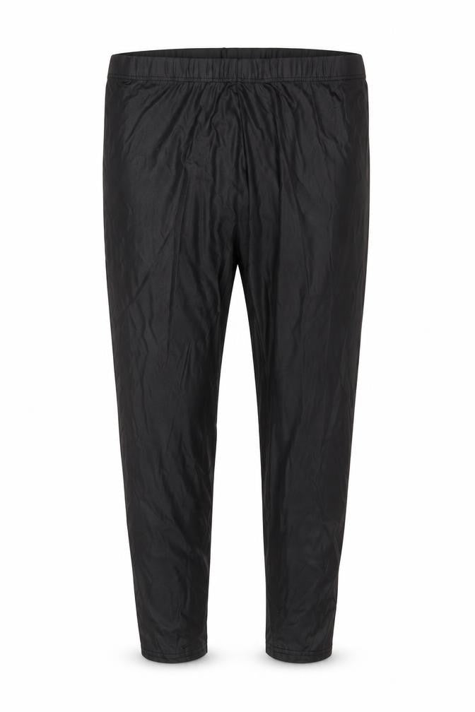 Evie  Womens Black   Cropped Leggings Size L L25 in - Elastic Waist