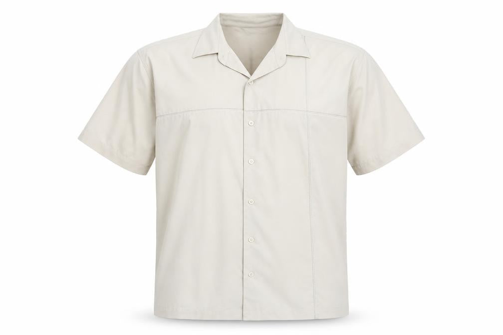 Simon Taylor Mens Ivory    Button-Up Size L