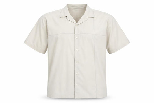 Simon Taylor Mens Ivory    Button-Up Size L