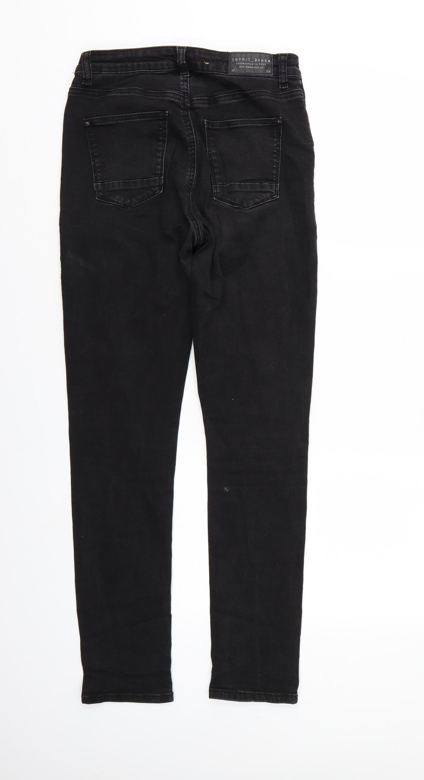 Spirit Mens Black   Skinny Jeans Size 27 L32 in