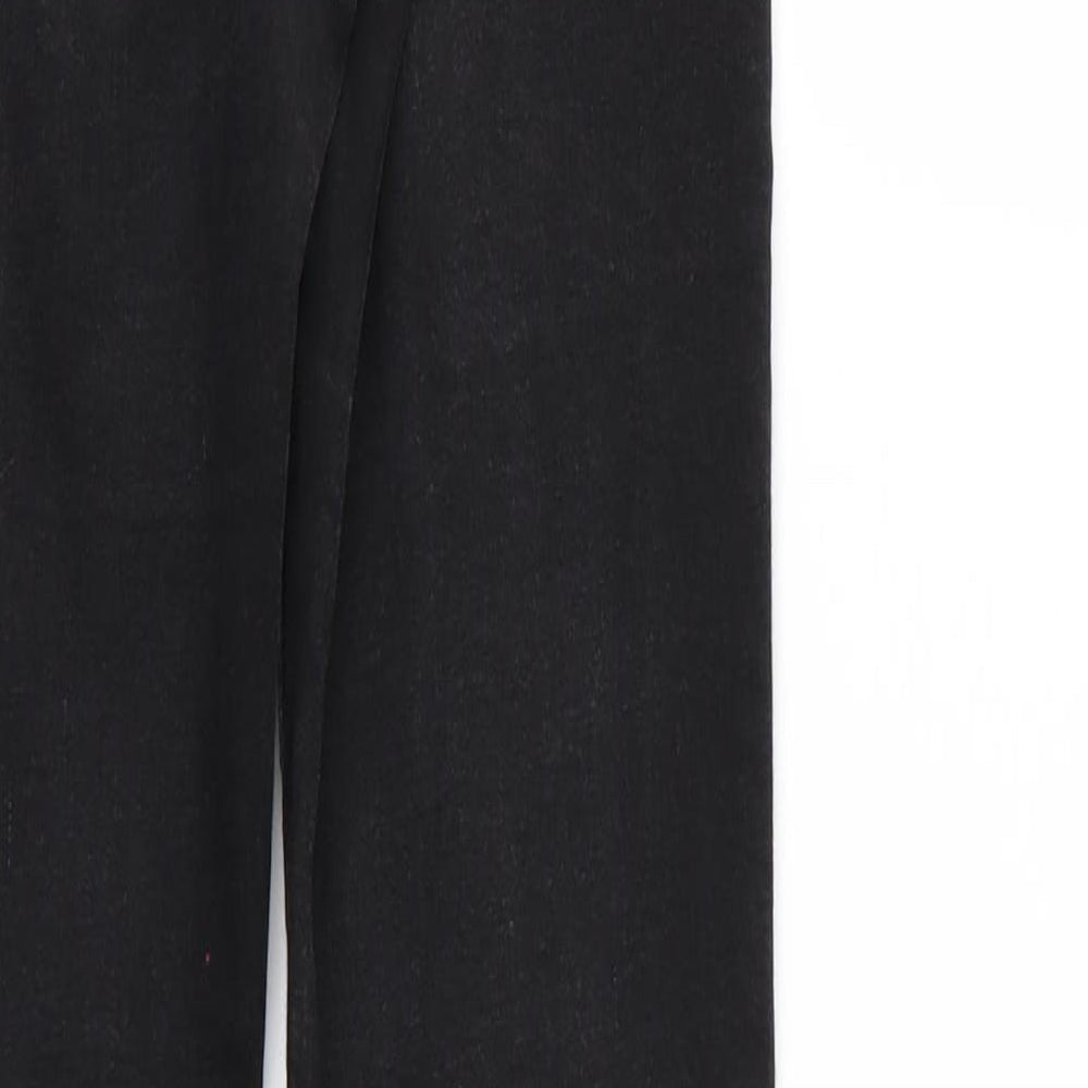 Denim & Co. Womens Black  Denim Jegging Jeans Size 10 L29 in - Elastic Waist