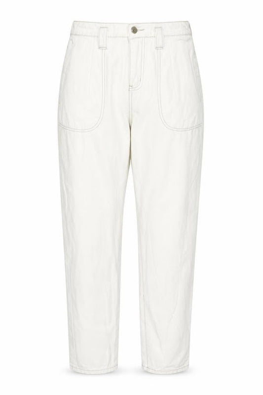 PRETTYLITTLETHING Womens White  Denim Straight Jeans Size 8 L27.5 in