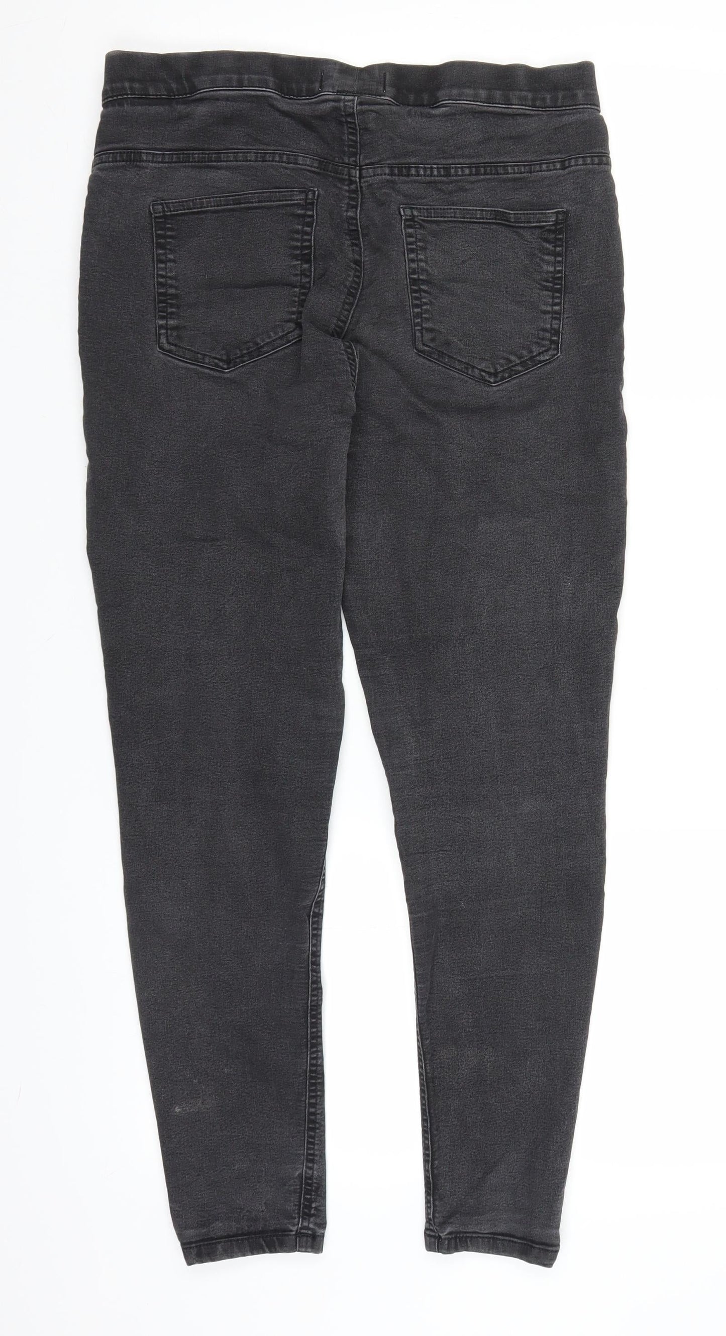 Marks and Spencer Womens Black  Denim Jegging Jeans Size 12 L25 in