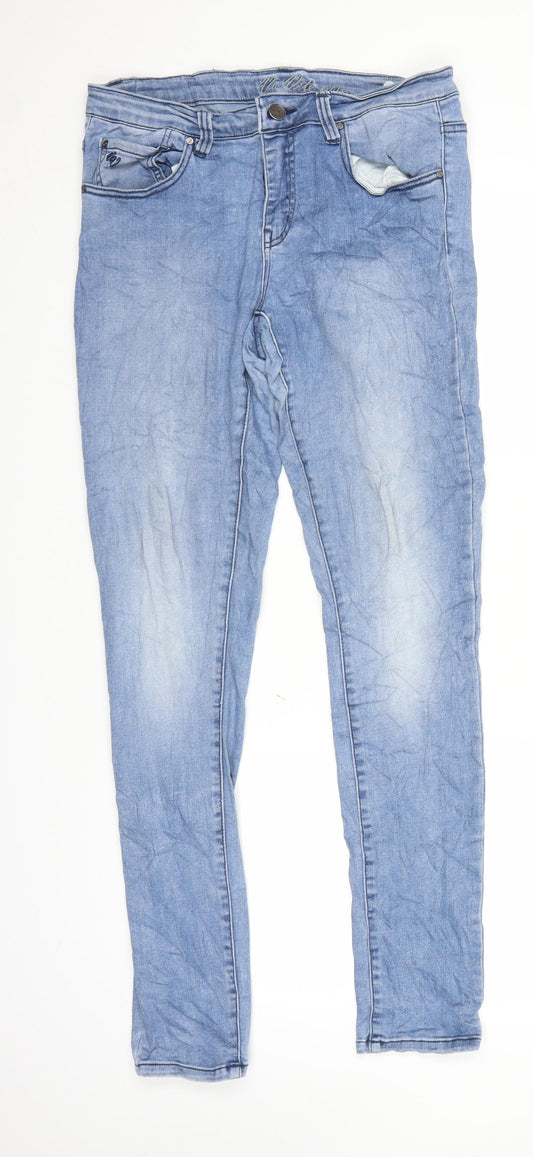 Va Vite Womens Blue  Denim Jegging Jeans Size 12 L31 in