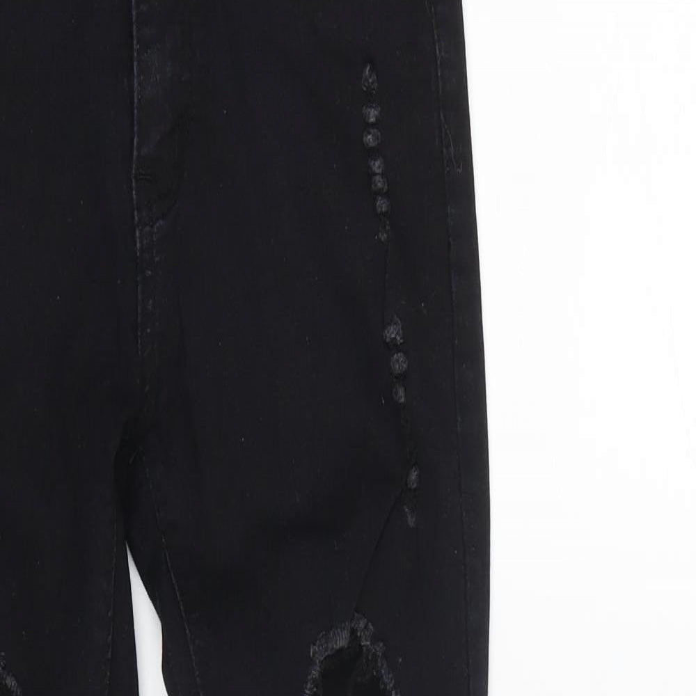 denim wise Womens Black  Denim Skinny Jeans Size 6 L25 in