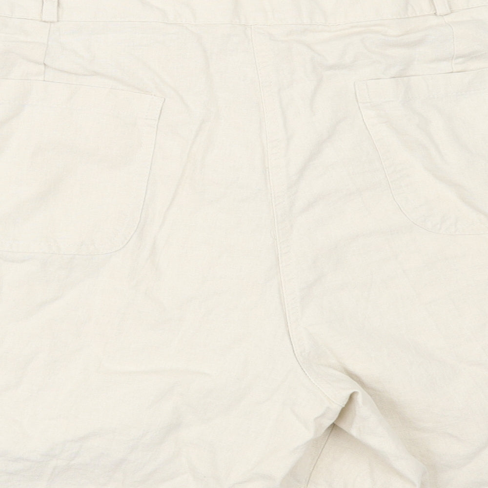 Preworn Womens Beige   Chino Shorts Size 42 in
