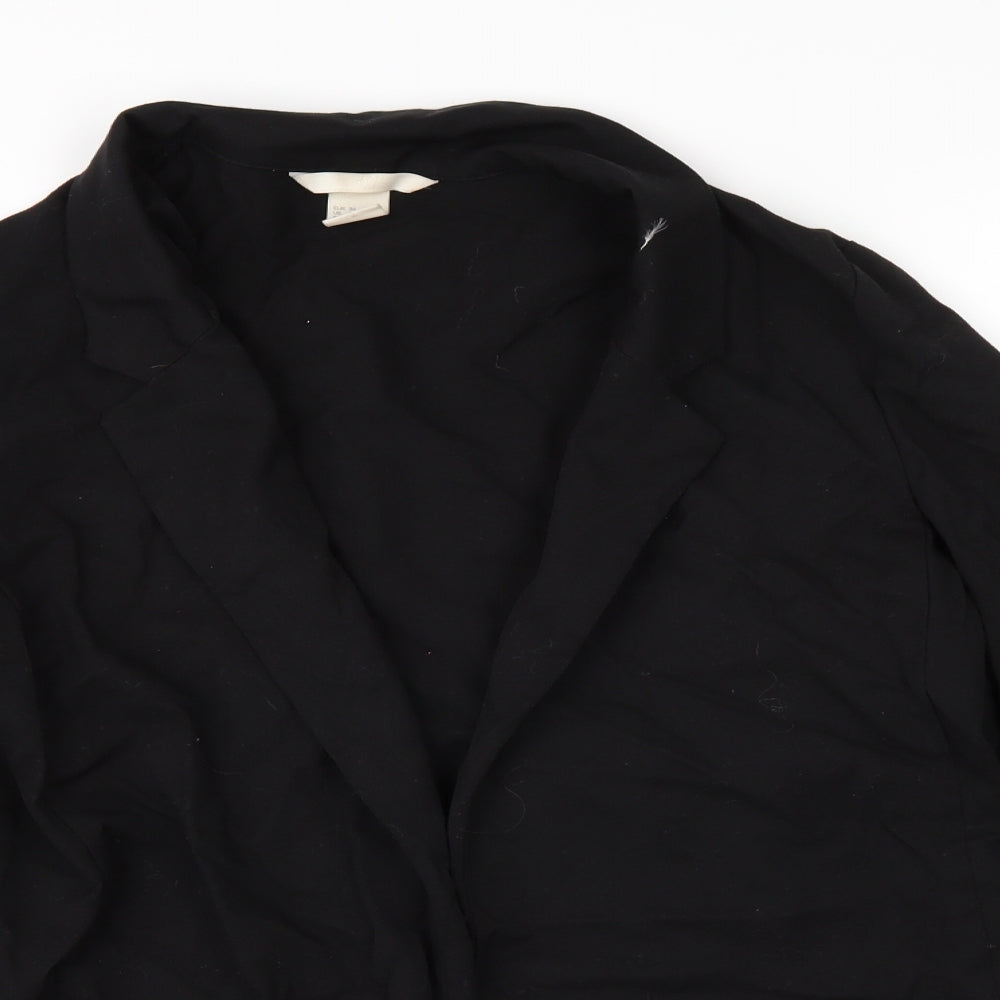 H&M Womens Black   Jacket  Size 8