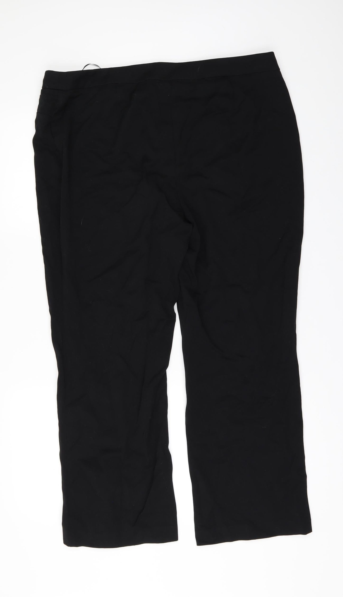 Marks and Spencer Womens Black   Trousers  Size 18 L28 in
