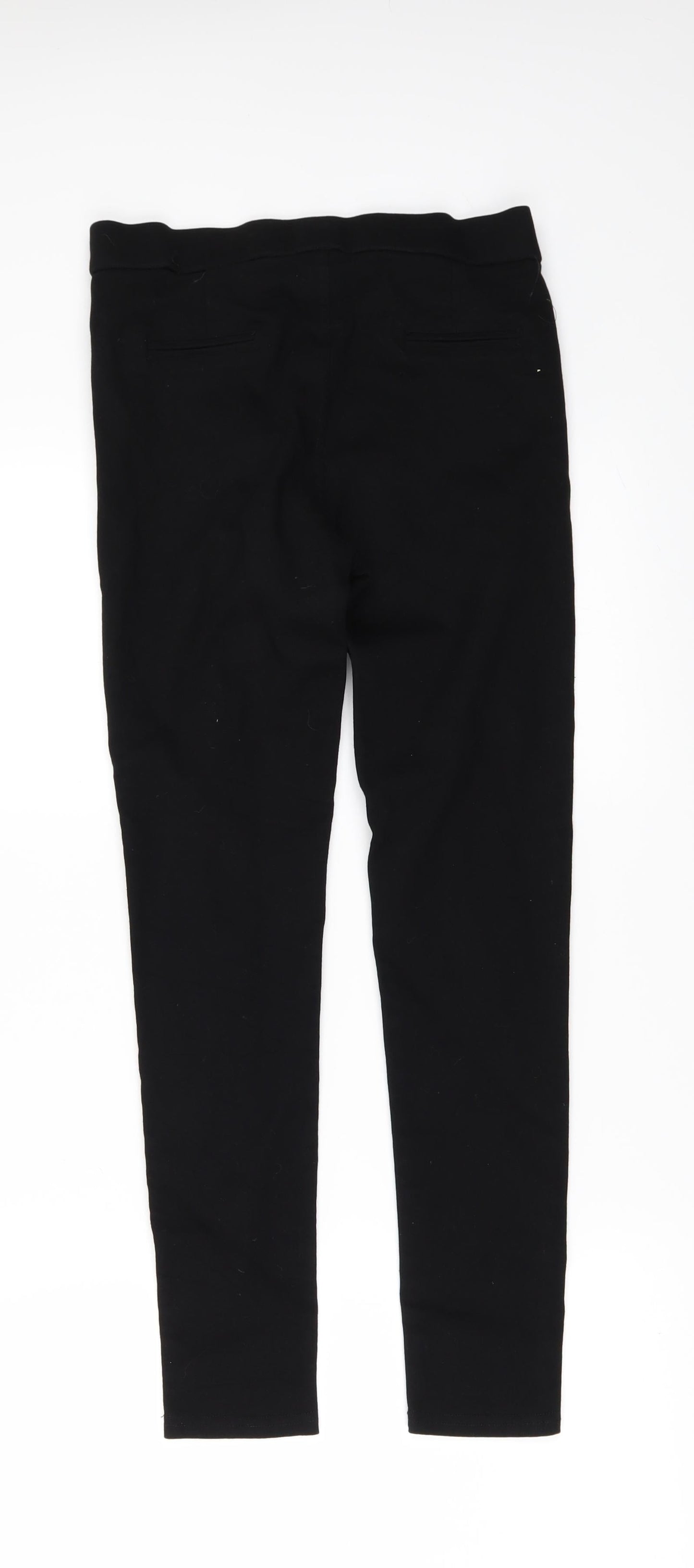 Preworn Womens Black  Denim Skinny Jeans Size 28 in L24 in