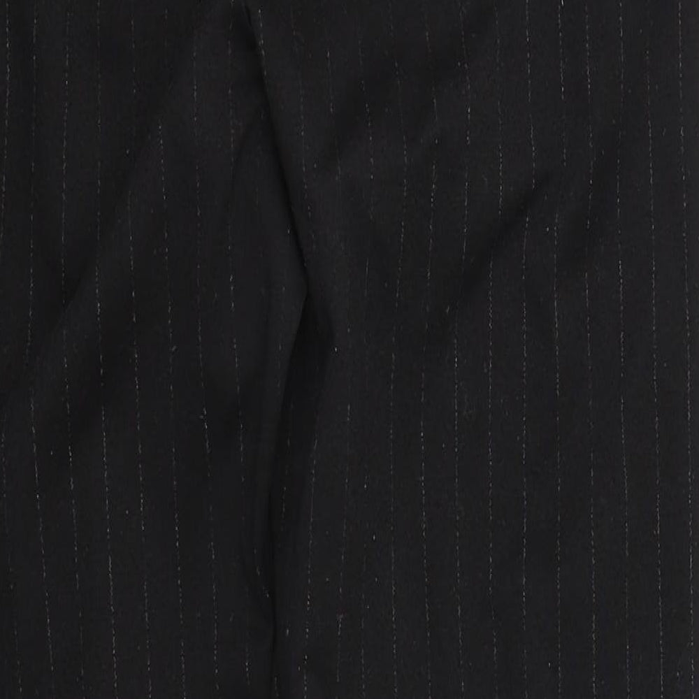 Somebody Else Womens Black Striped  Trousers  Size 8 L25 in