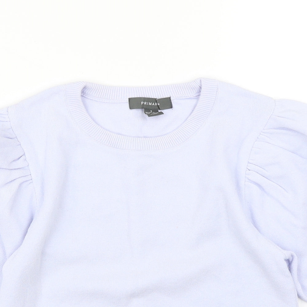 Primark Womens Blue   Pullover Jumper Size S  - Balloon Sleeve