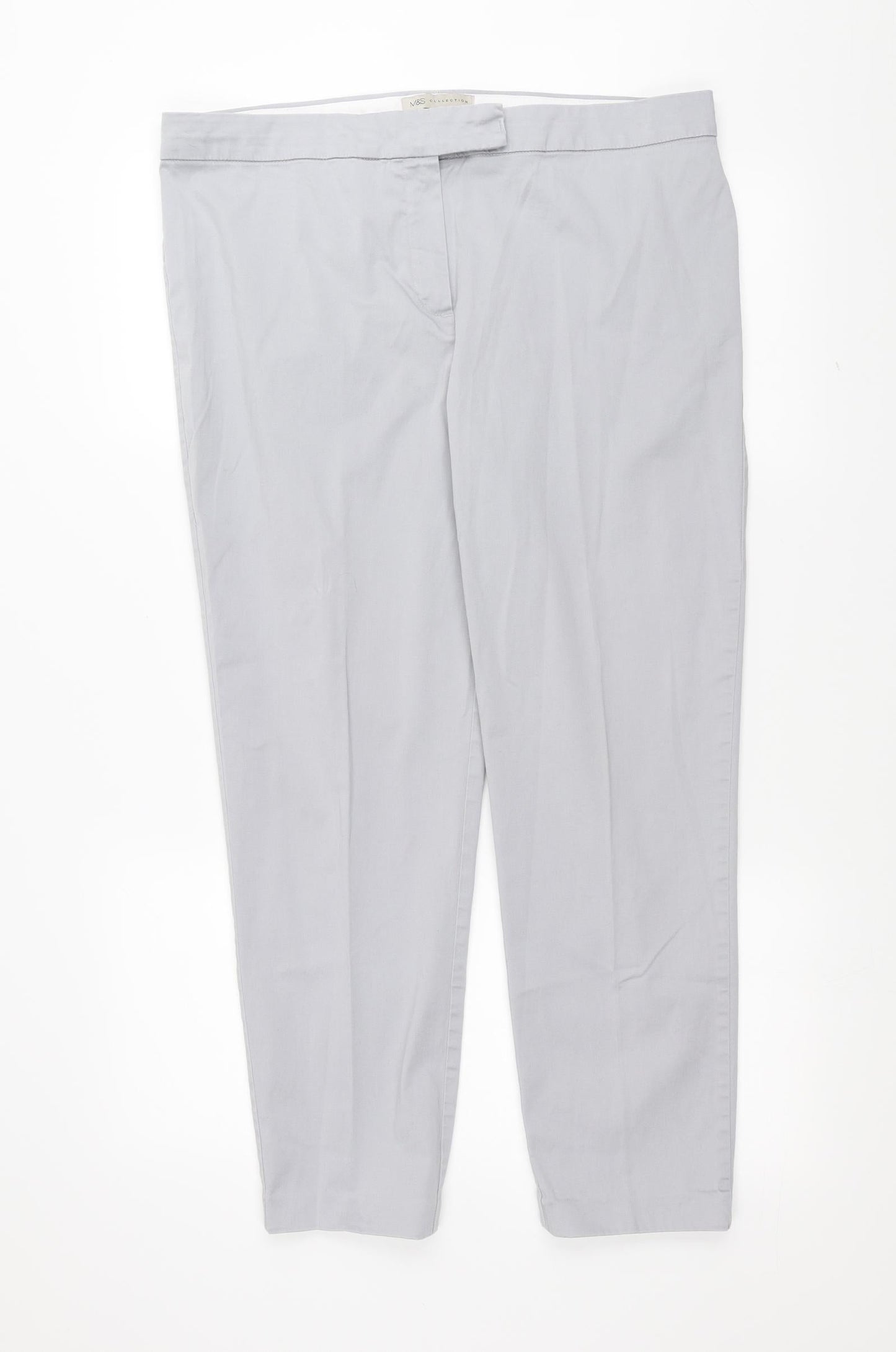 Marks and Spencer Womens Grey   Trousers  Size 36 in L26 in