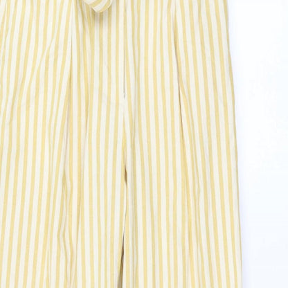 Warehouse Womens  Striped  Trousers  Size 6 L25 in - Tie waist