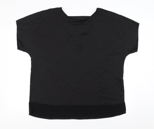 River Island Womens Black   Basic Blouse Size L