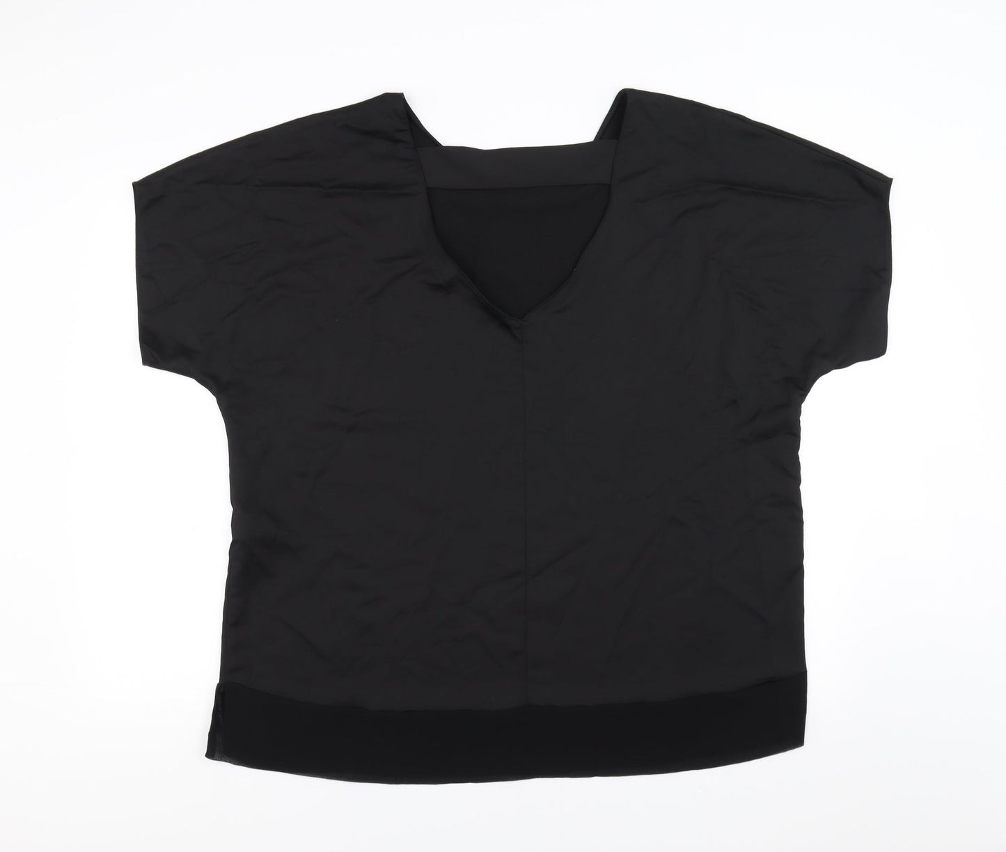 River Island Womens Black   Basic Blouse Size L