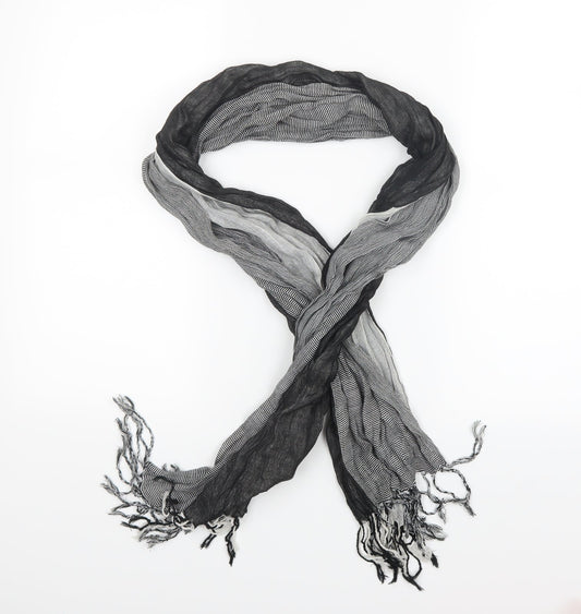Preworn Womens Black    Scarf
