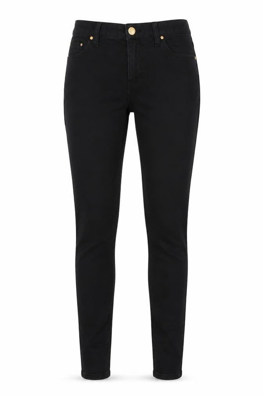 Denim Co. Womens Black  Denim Skinny Jeans Size 8 L31 in