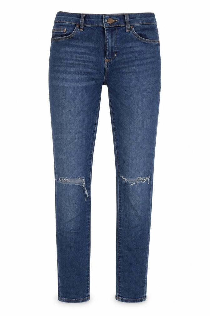Topshop Womens Blue  Denim Straight Jeans Size 26 in L27 in