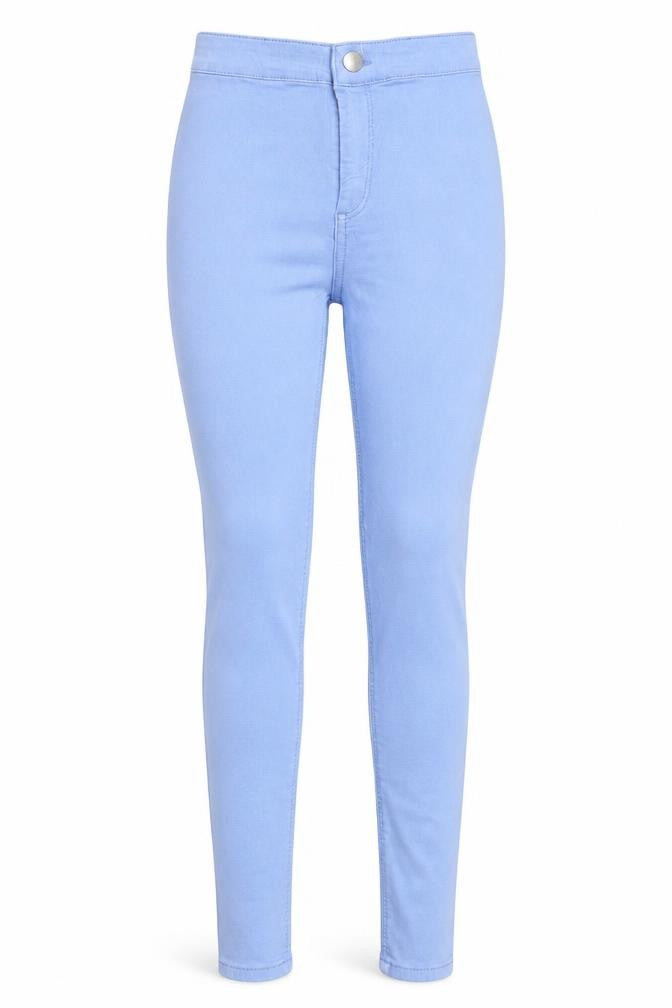 Topshop Womens Blue  Denim Skinny Jeans Size 8 L20 in