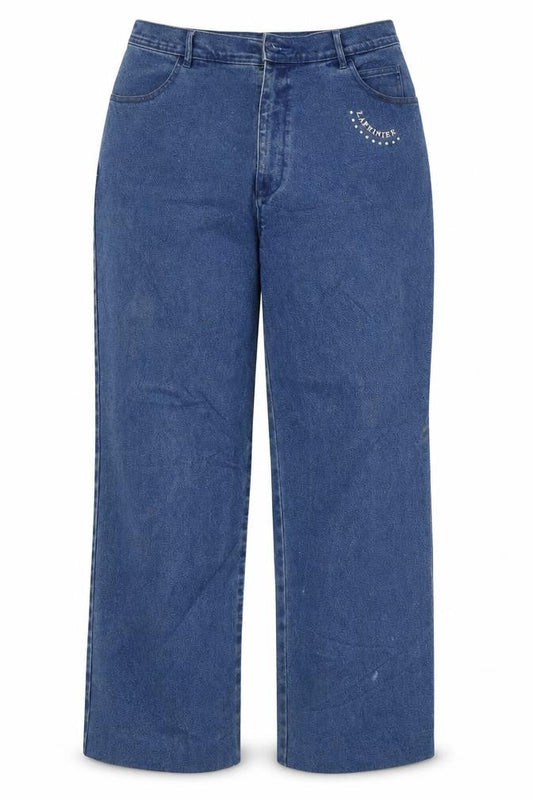 Lafei Neir Womens Blue  Denim Straight Jeans Size 34 in L29 in