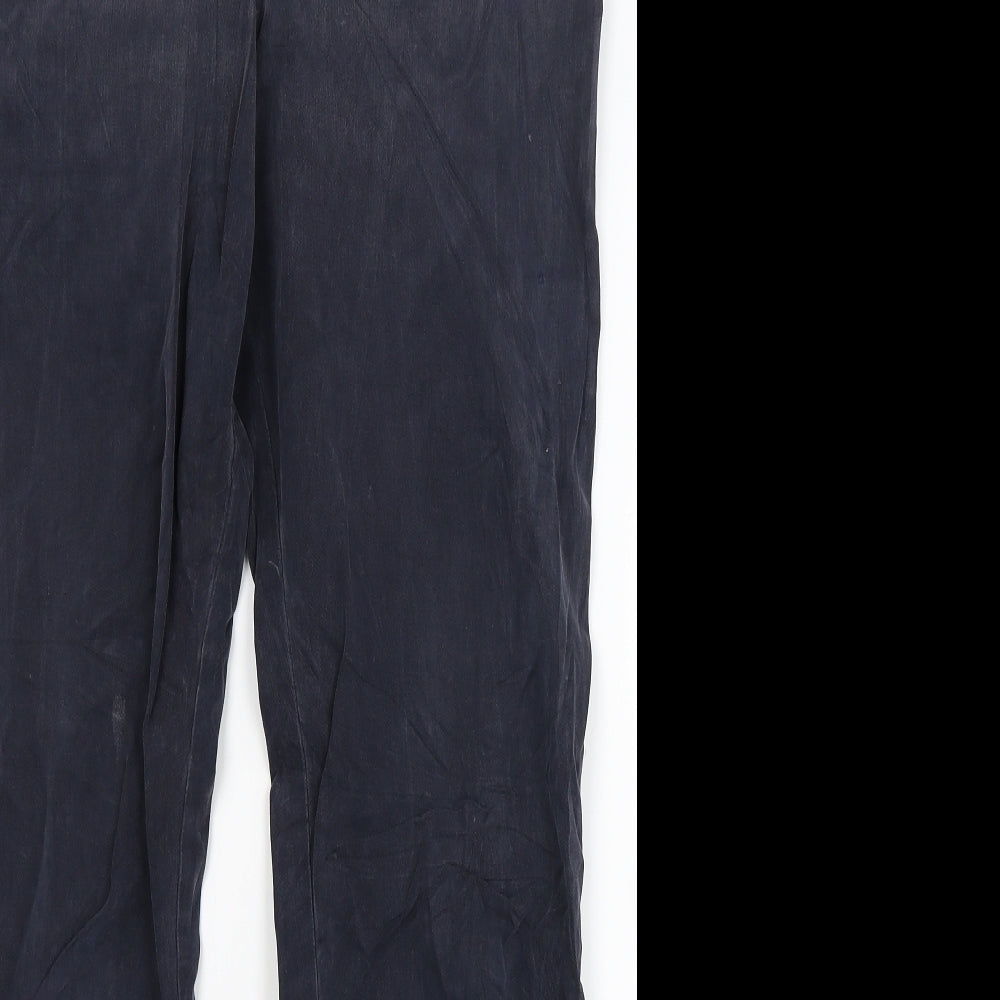 Max Mara Womens Blue  Denim Straight Jeans Size 14 L28 in