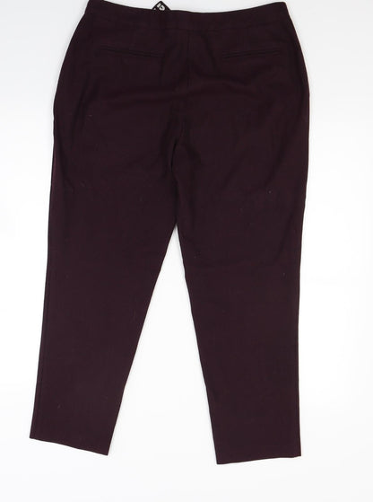 ASOS Womens Red   Trousers  Size 12 L26 in