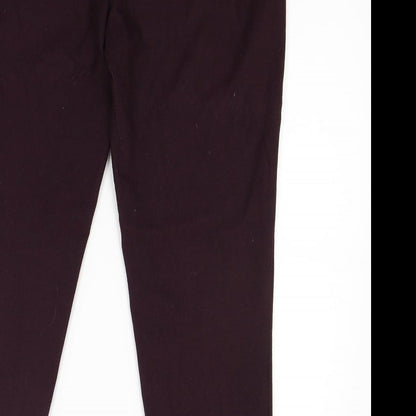 ASOS Womens Red   Trousers  Size 12 L26 in